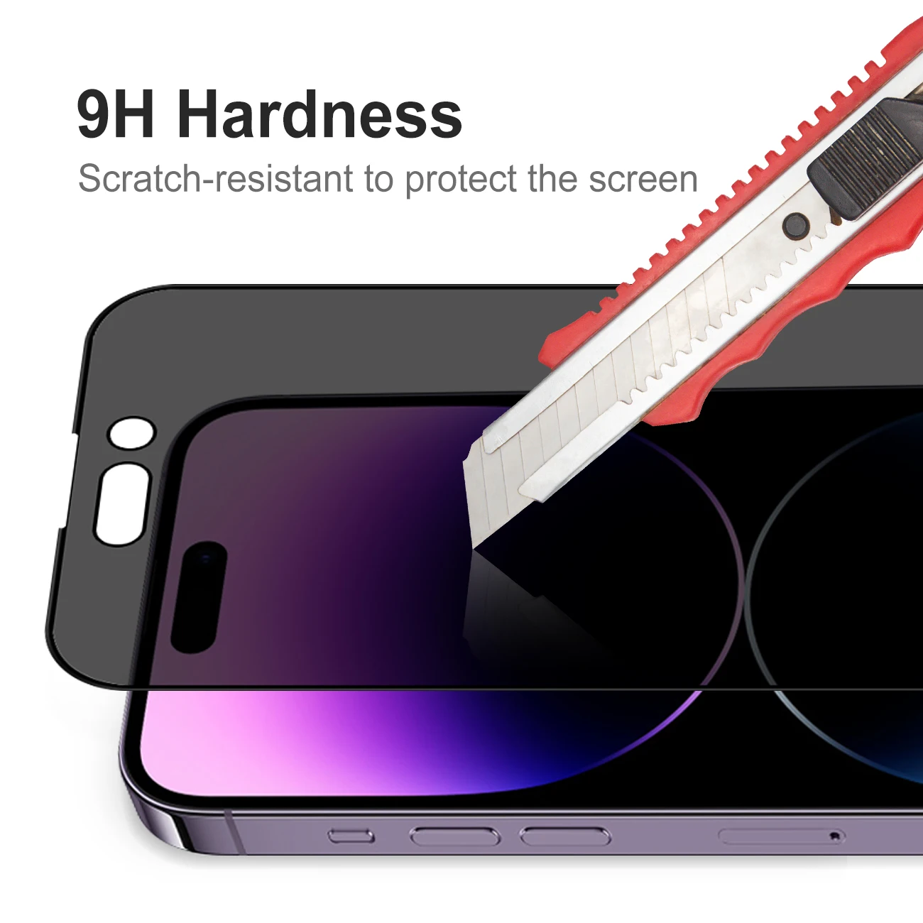 Factory Wholesale  For iPhone 14 pro Max 13 12  9H 2.5D Anti Spy Privacy Screen Protector Tempered Glass