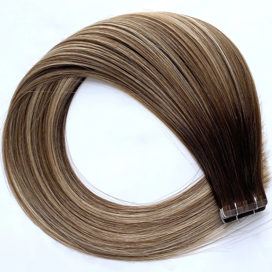 Salon Quality Double Drawn Maintains Full Grip Thinner Softer And Seamless Slimline Tape Hair Extensions