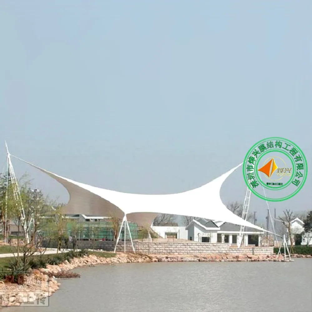 Shandong Fabric Membrane Structure Canopy Supplier Jiangsu Tension Film Canopy Wholesale Membrane Structure Roof