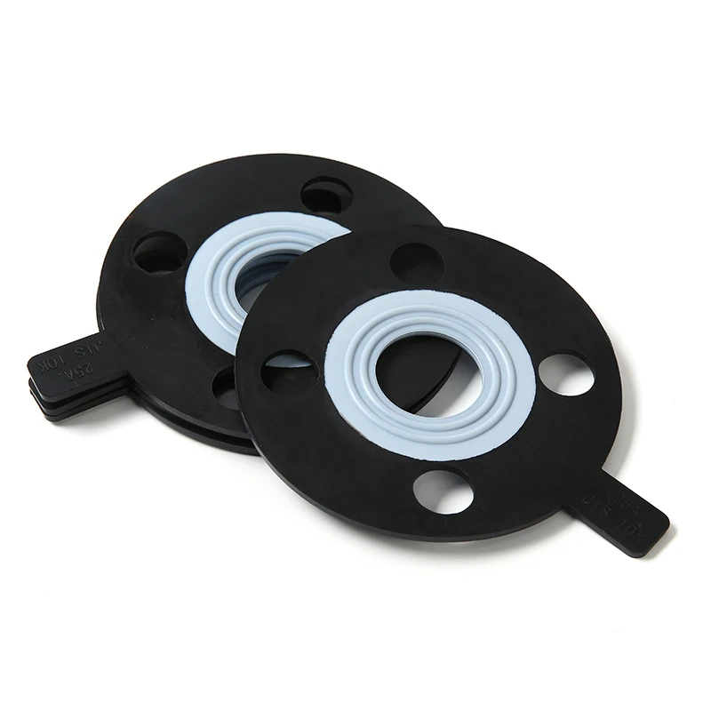 25A teflon ptfe coating full face flange gasket JIS STANDARD JIS 10K PVC/HP-PVC flange gasket