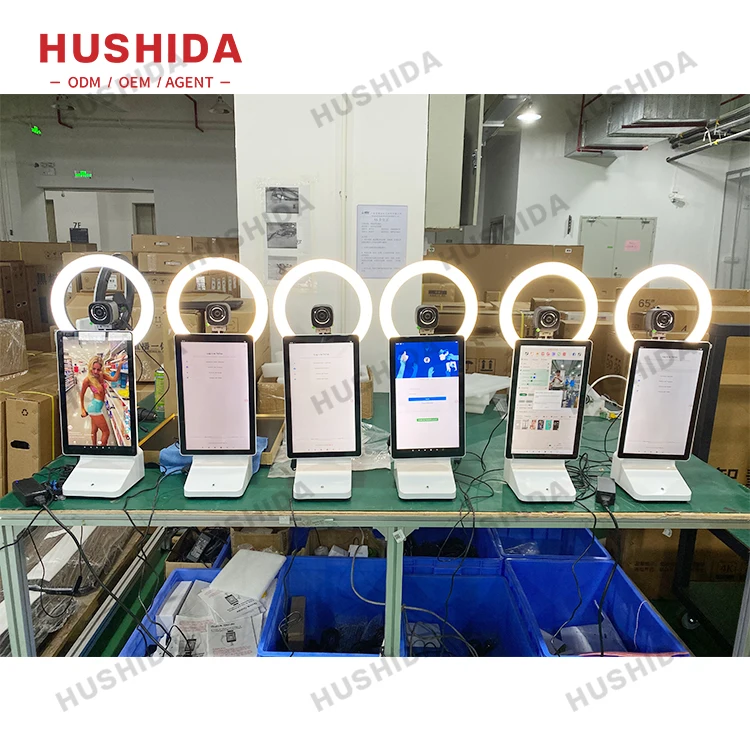 Fatory price live streaming broadcast equipment live streaming android system with Beauty light