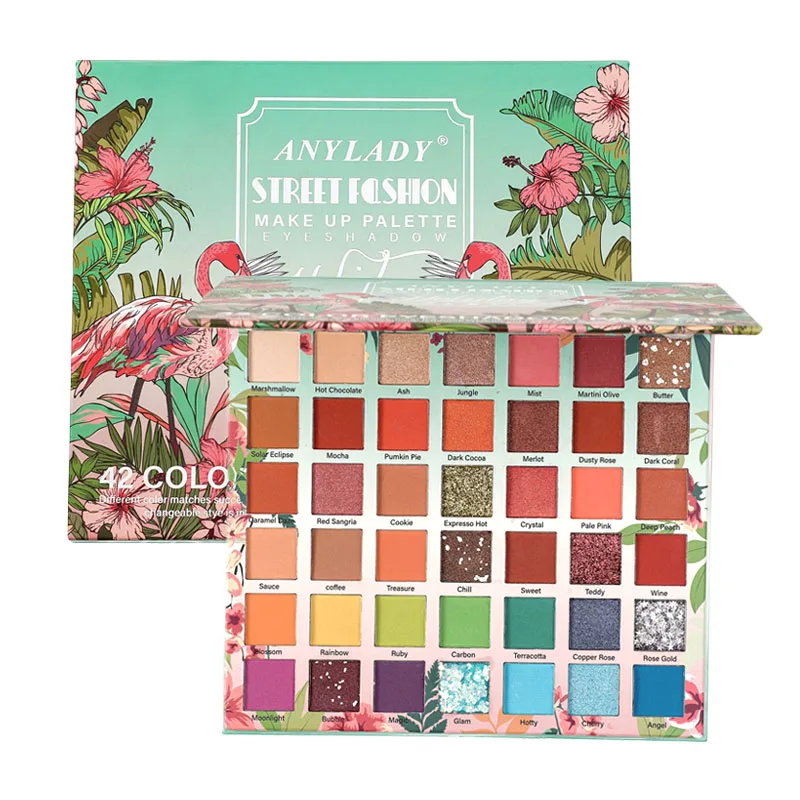 
2020 Hot Selling Multi-colored Make Up Wholesale Waterproof Private Label Eyeshadow Palette 