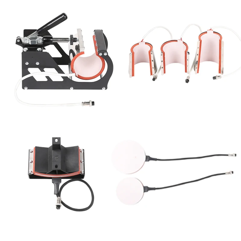 RubySub Combo 8 in 1 Heat Press Machine Mugs Cup T shirt Printing Machine T Shirt Sublimation Machine