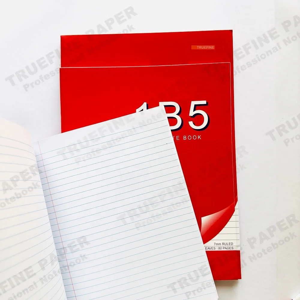 Wholesale Custom Logo 1b5 Notebook 7mm Feint Ruled Exercise Book 80 Pages