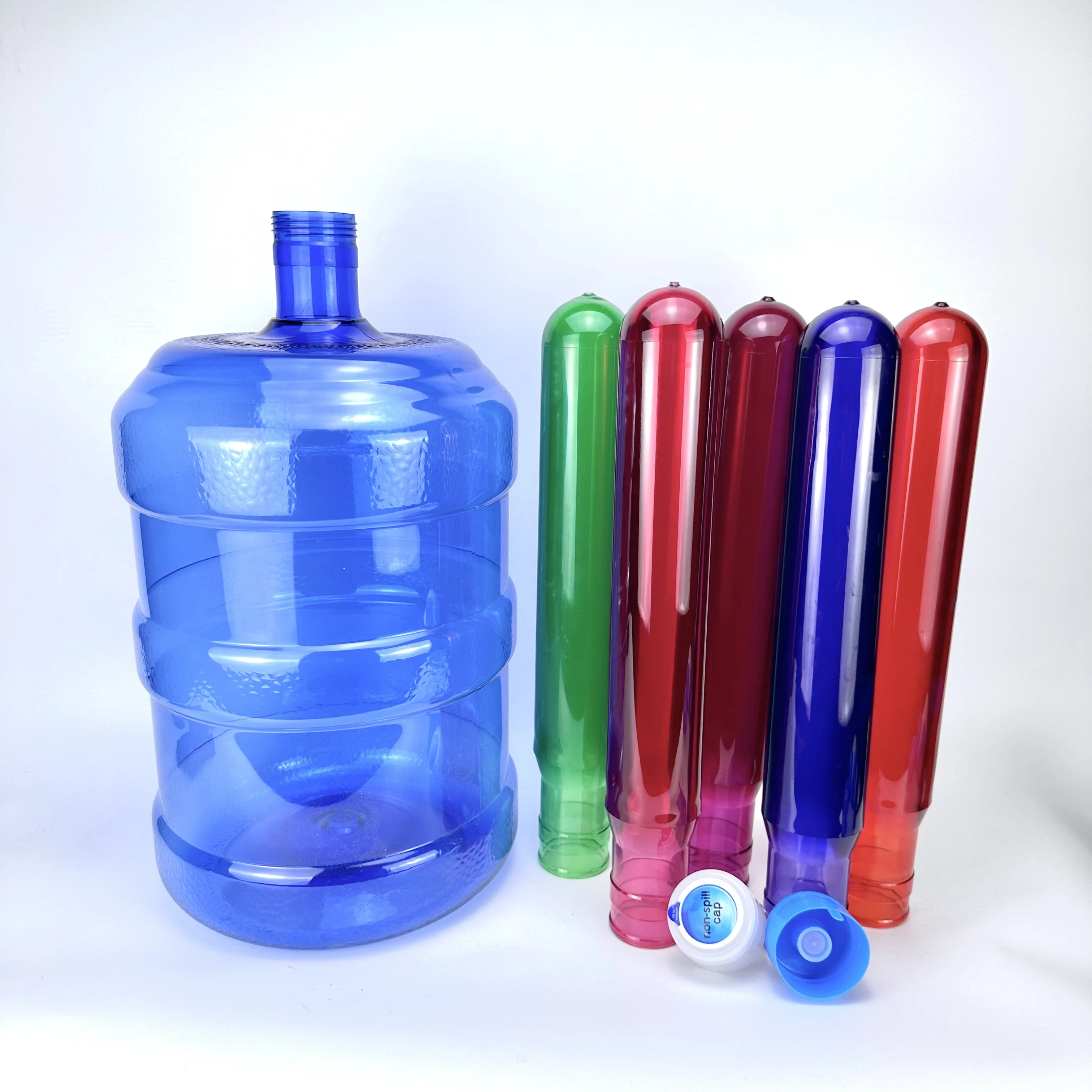 5gallon 700g 730g Blow Moulding Machine 20 Liter  750g Plastic Blue transparent 5gallon PET preform