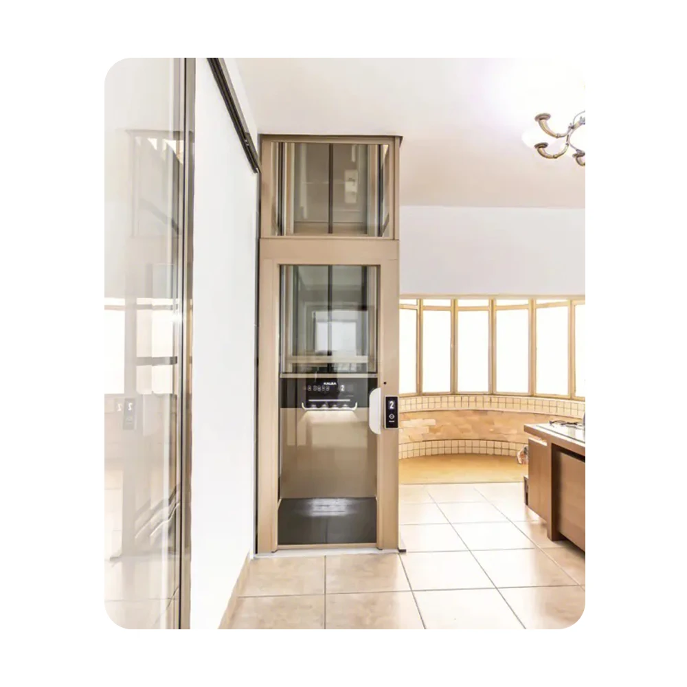 Factory direct sale person used automatic comfortable villa 2-5 floor residential elevator Glass Elevator