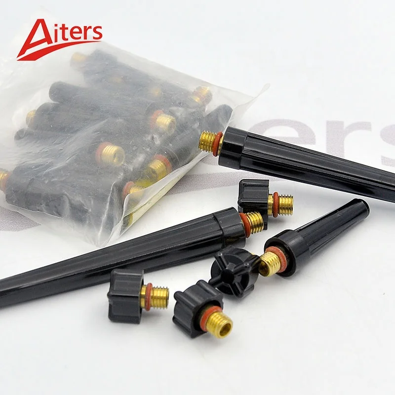 Sample Kit 7PCS for WP9/20/25 Small Gas Lens Collet Body TIG Torch Consumables Welding Collet Body Alumina Nozzle Cup Gasket
