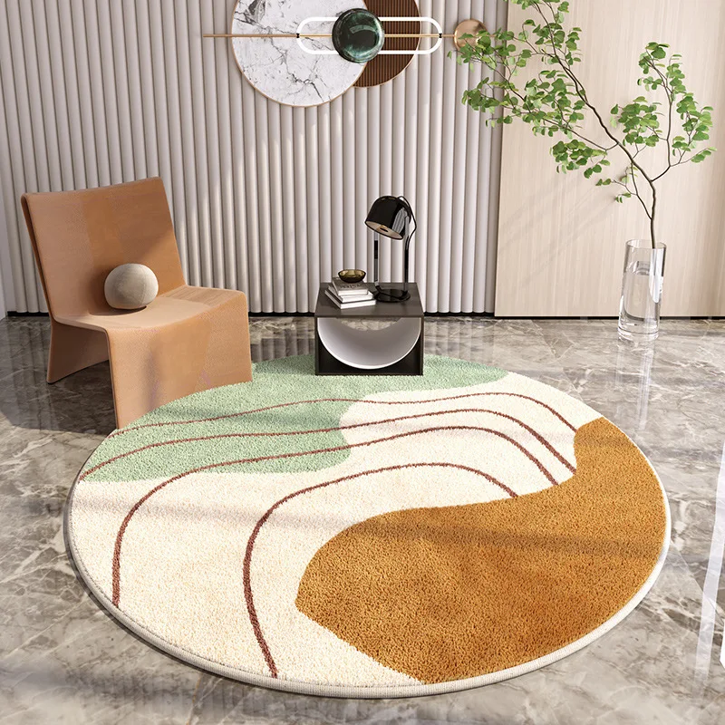 Home decorative round modern rug for home