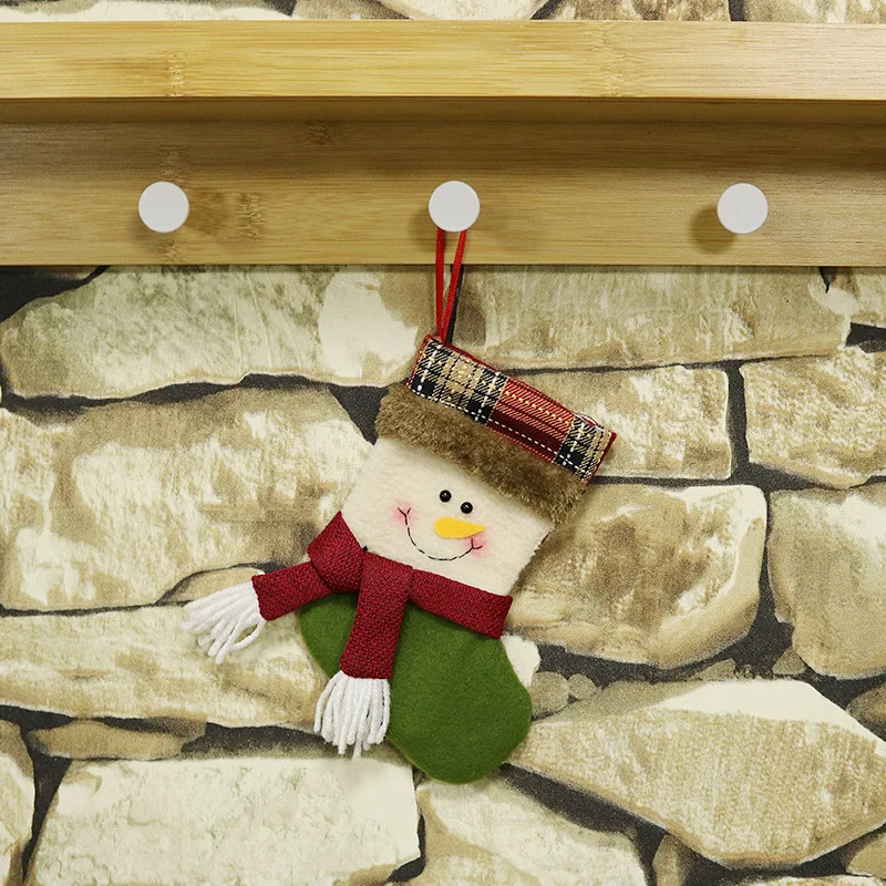 Christmas Ornament Christmas Socks Gift Bag Christmas Tree Pendant