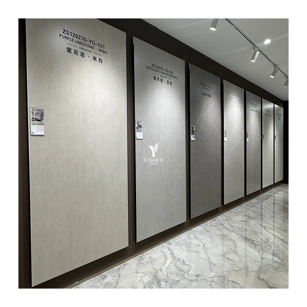 Large Format 1200x2400mm Sintered Stone Slab Calacatta White Porcelain Marble Floor Tiles  for Living Room Wall Background