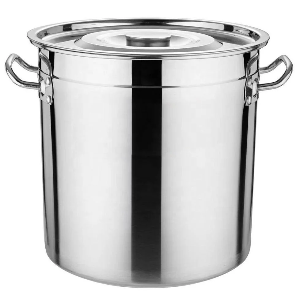 Цена по прейскуранту завода-изготовителя Коммерческая кухонная посуда 40L большой емкости кастрюля для готовки из нержавеющей стали супа индукционой бульона