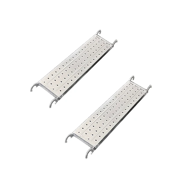 225mm Galvanized Building Ladder Platform Ringlock Scaffolding Steel Metal Walk Platform Catwalk Board Decking Steel Plank