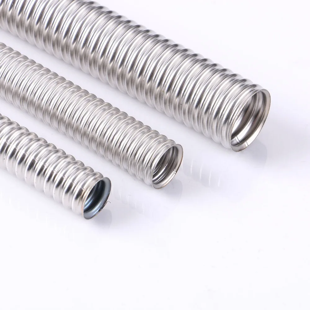 1/2 дюймов 16 мм гофрированный 304 из нержавеющей стали шланг для душа Гибкий Металлический трубопровод