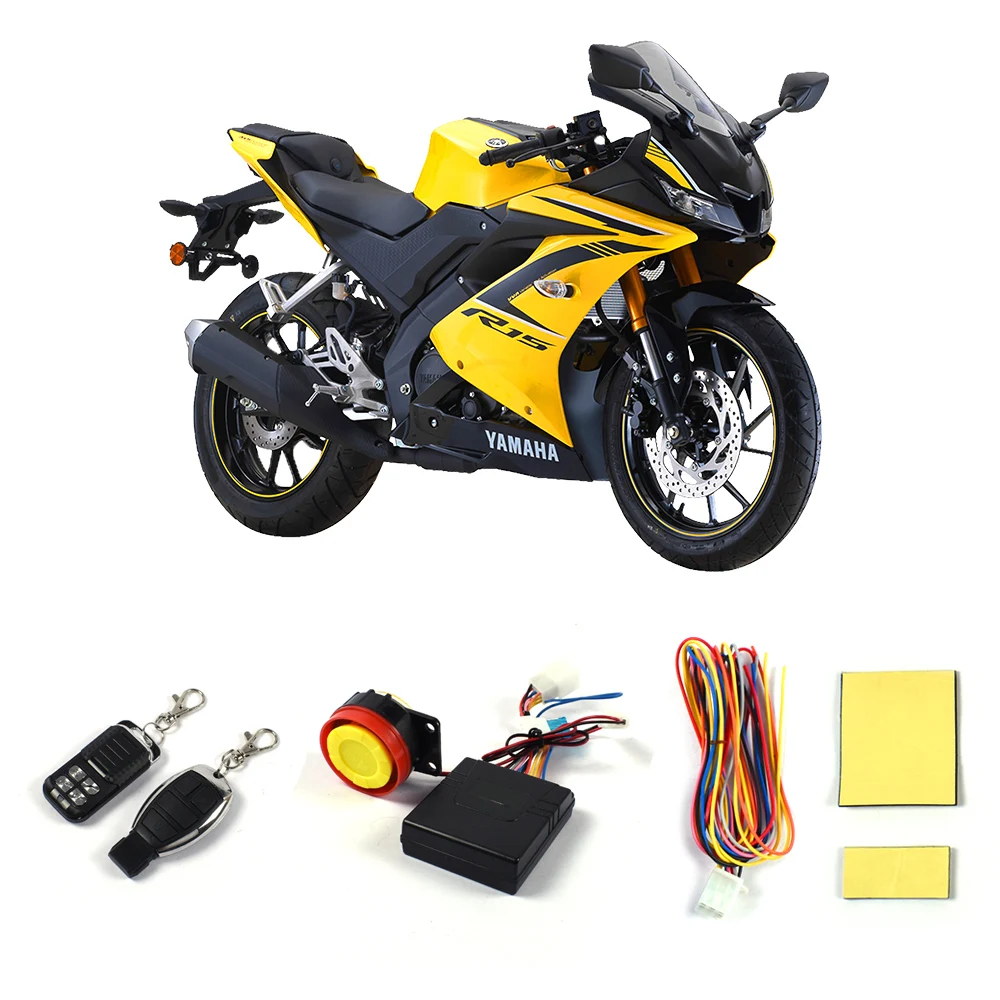 New trend long life high performance smart control motorbike motorcycle 2 way car alarm
