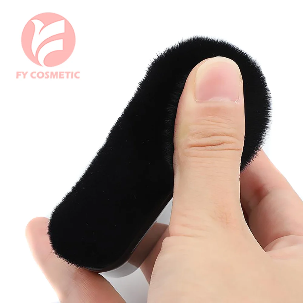 Custom Print Logo Dry Skin Anti Cellulite Natural Bristle Tanning Beauty Single Body Makeup Brush