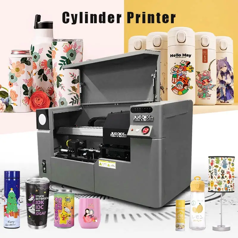 Jucolor High Capability 360 Uv Rotary Printing Bottles Tumbler Machine