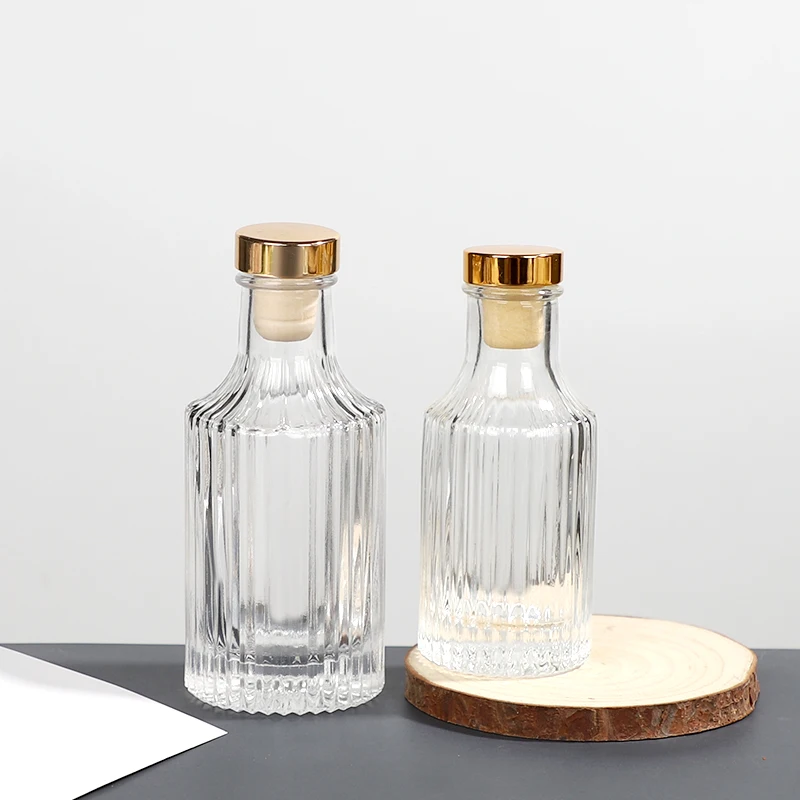 Empty 50ml 100ml 150ml 200ml 250ml 500ml Aroma Reed Diffuser Glass Bottle With Cap Diffuser Bottle