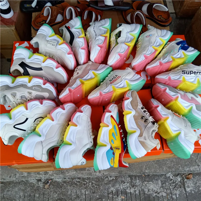 Сезон весна; Новинка; Модная женская обувь на платформе; Повседневная спортивная обувь для женщин штока смешанный Летняя женская обувь