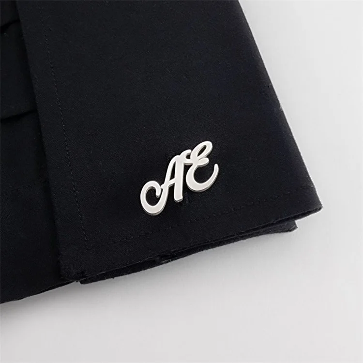 custom personalized enamel men suit cufflinks-87