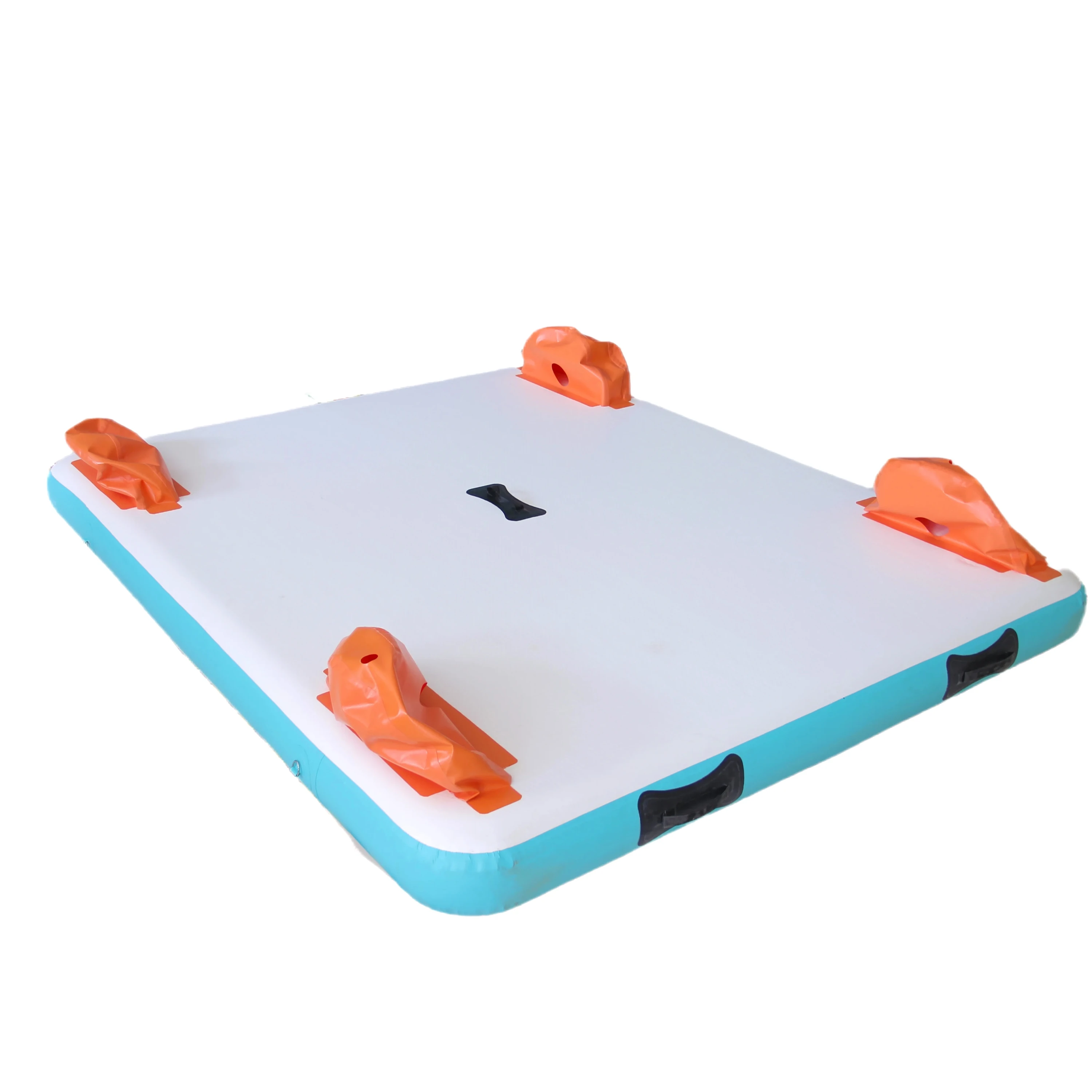 Inflatable water platform fishing platform, yacht type floating fishing platform