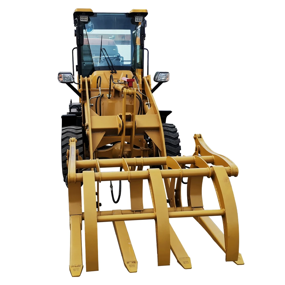 Mini garden farm tractors with 956 front end loader and backhoe mini track loader price rated capacity 3ton
