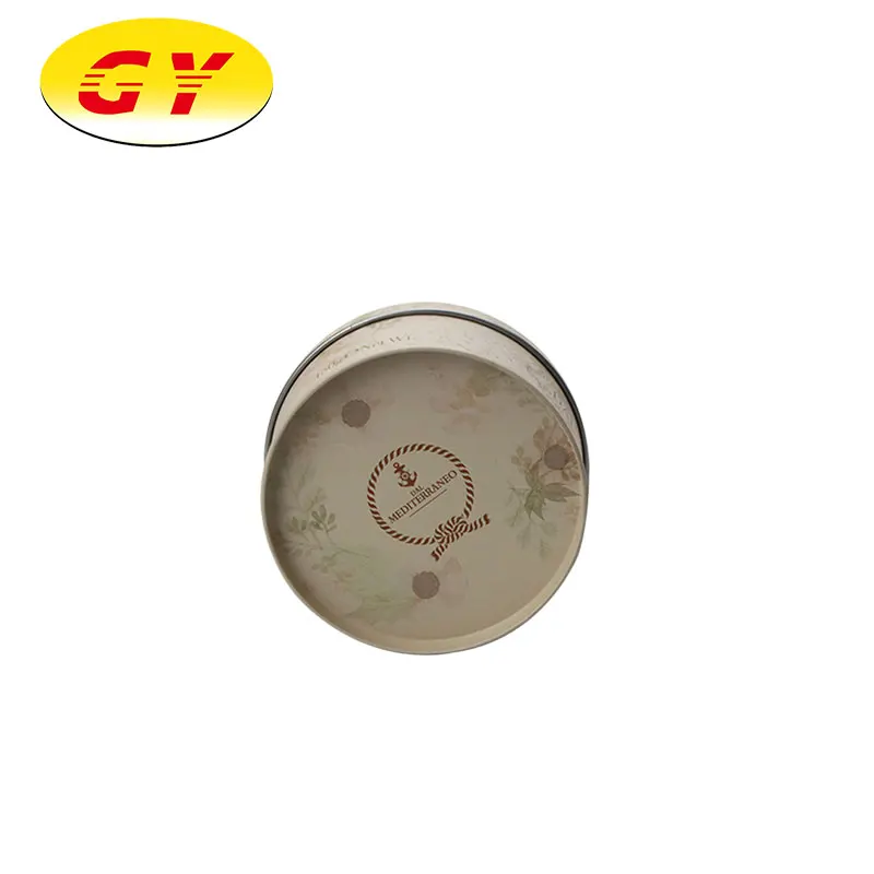 Hot Selling Custom Round Food Tin Can With PVC Window