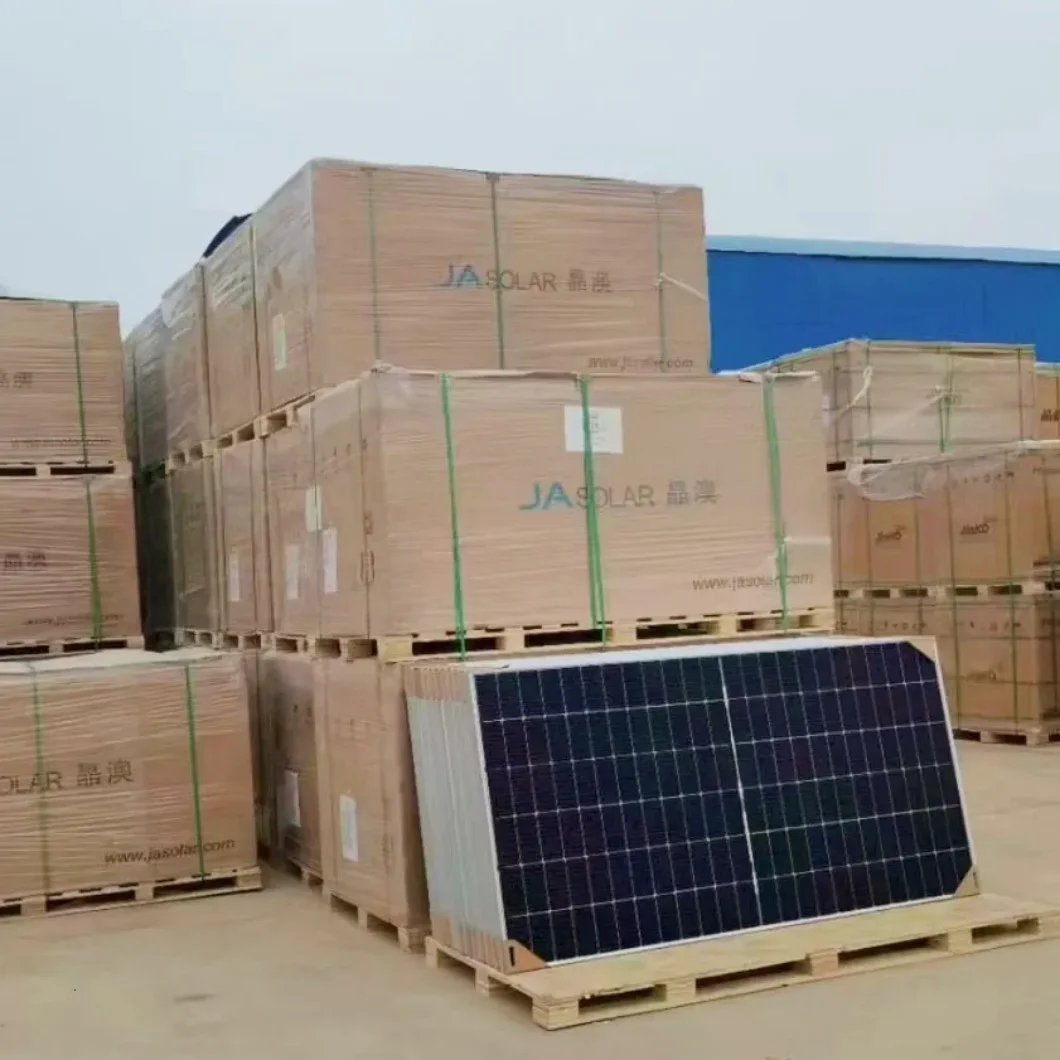 30 Years Warranty JA Solarium DeepBlue3.0 JAM72D30LB Bifacial 570w 575w 580w Dull Glass Solar Panels