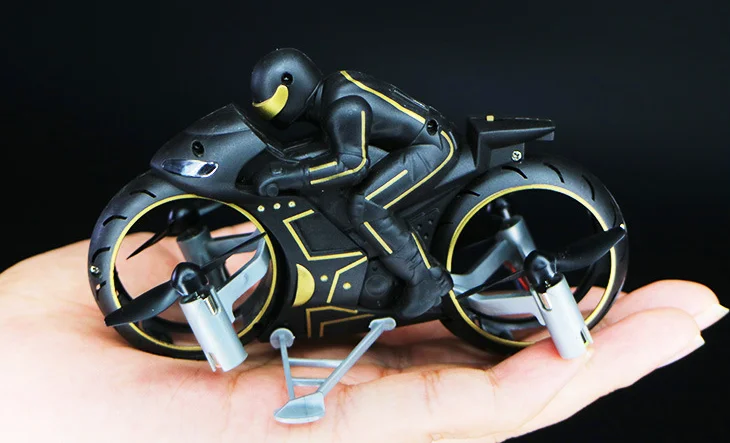 Taking Aerial Photo Mini RC Drone Toys 360 Flip Four-Axis Aircraft 2.4G Motorcycle Land&Air Dual Mode Hand Gesture RC Quadcopter