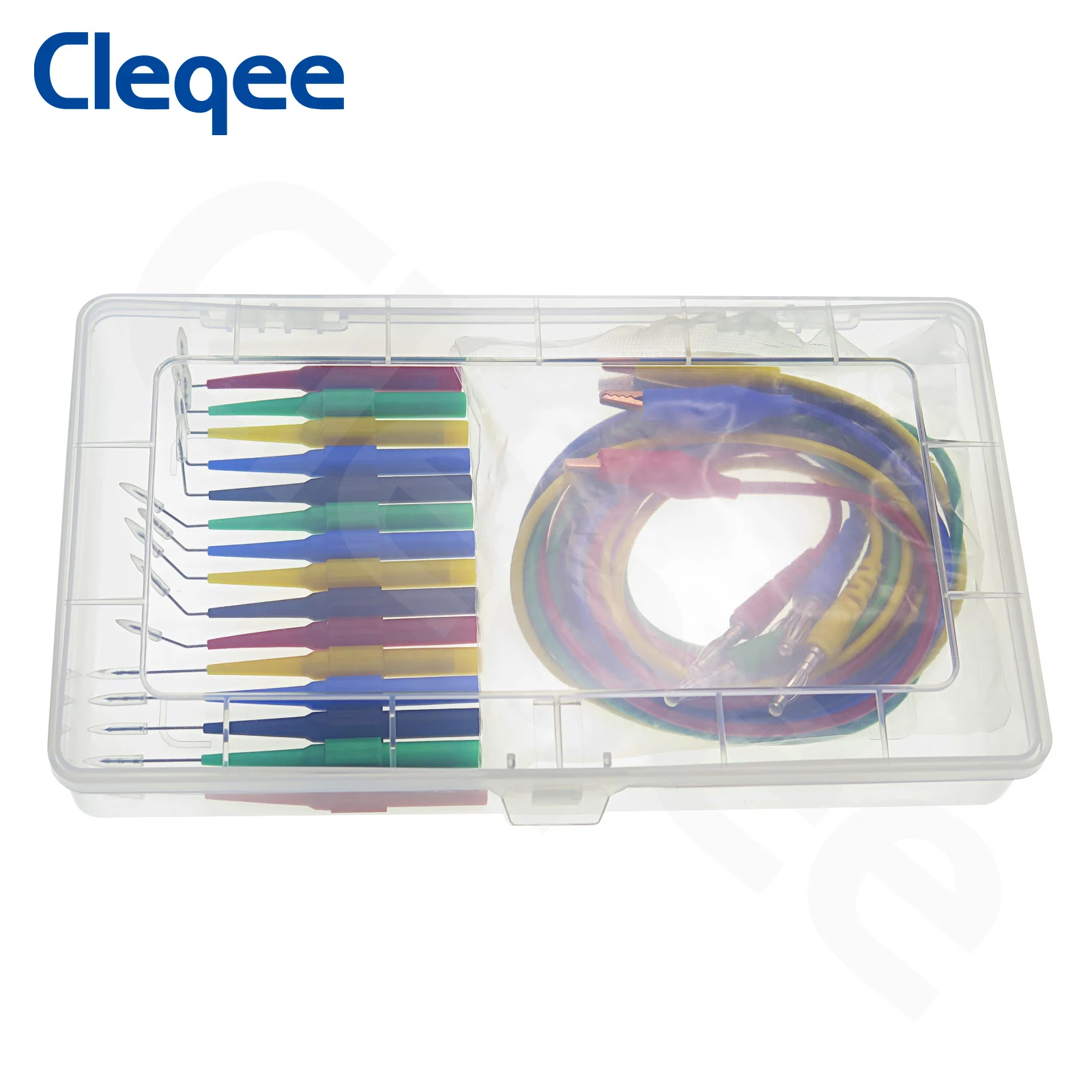  Cleqee-1 P1920 защищенный зажим «крокодил» «банан» к вилке типа привести тестовый щуп подключить до 4 мм контрольные выводы вилки «банан для электрических задняя крышка зонда