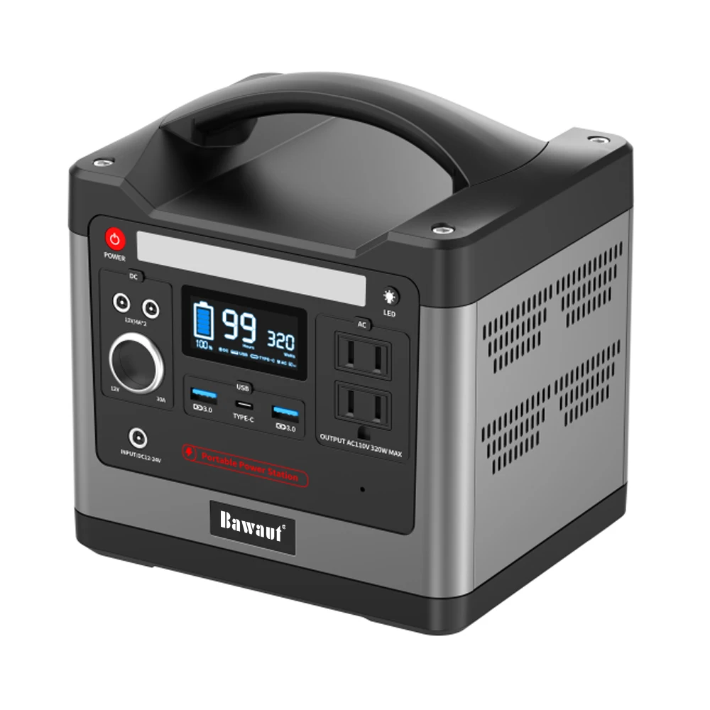  Литий обогреватель Быстрая зарядка тихий холодильник 300W 320W 298Wh 300Wh сменный портативный дизель-генераторная