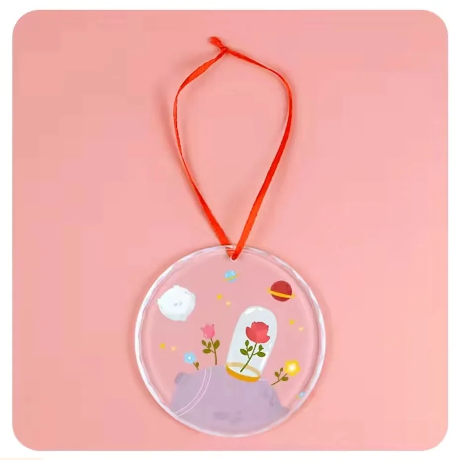 Hot Selling Clear Crystal Glass Christmas Hanging Decor Christmas Tree Crystal Decor Ornament