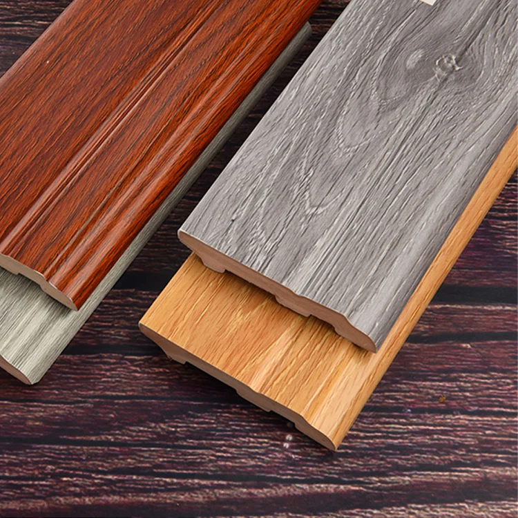 Modern Style Easy Clean Pvc Skirting Board Kitchen Plinth, Made In China Impact Resistant Pvc Rubber Skirting Board