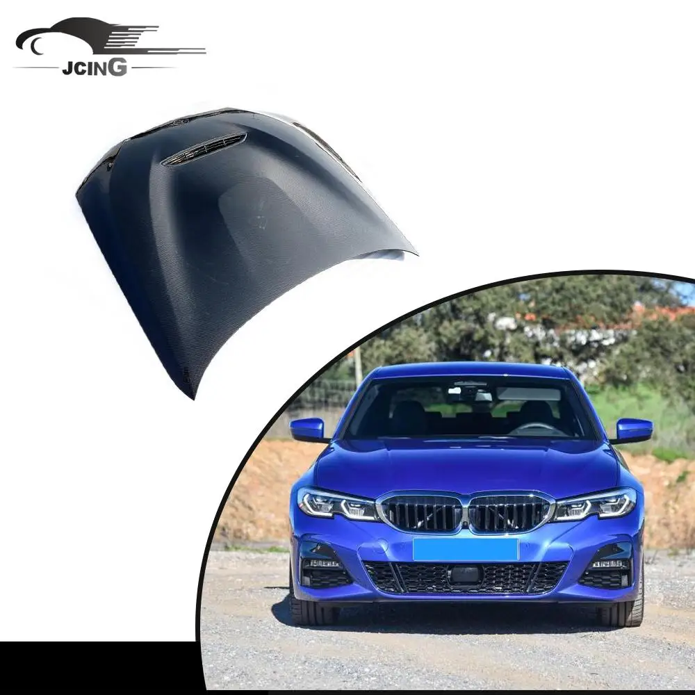 Carbon Fiber Racing Engine Hood Cover Bonnet For BMW G20 G28 330i 2020