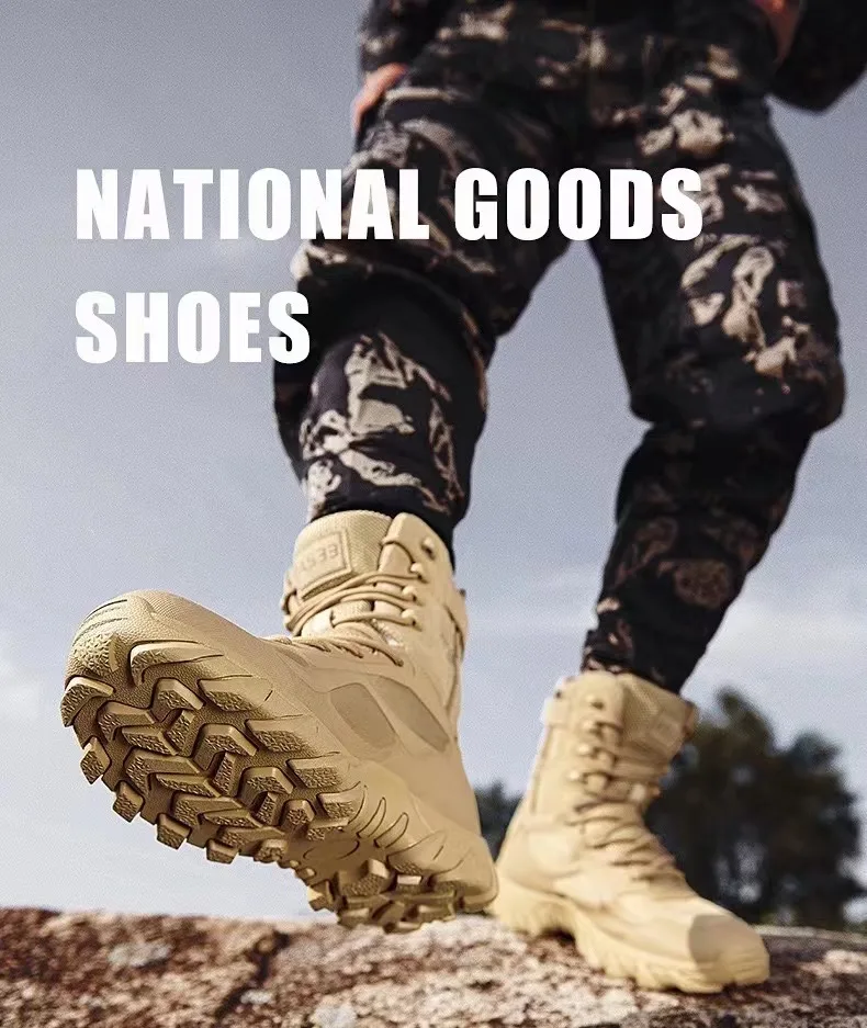 Magnum Cross-Border Large Size Breathable Tactical Boots for Special Forces Outdoor High-Top Hiking Durable Training
