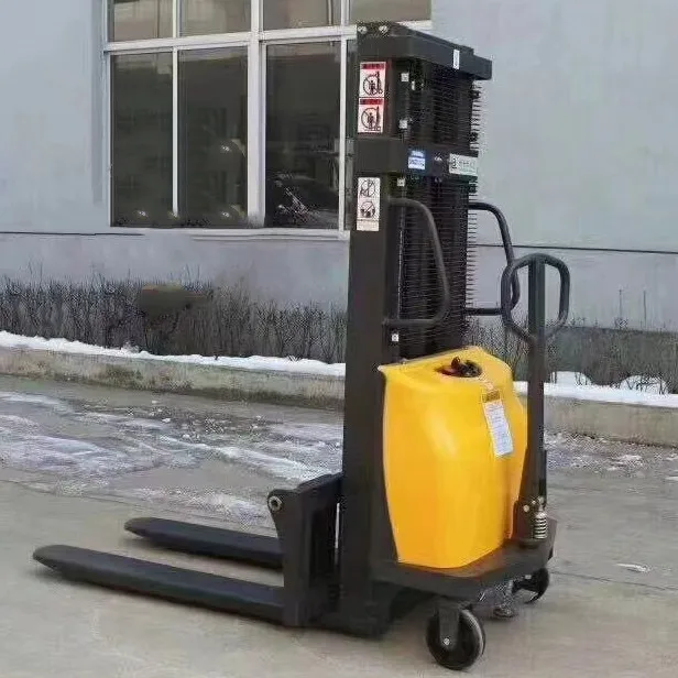 stocks clearance electric hydraulic lifting goods 1500kg loading capacity mini forklift pallet stacker for stacker