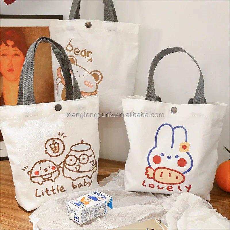 Canvas cotton shopping tote bag canvas tote cotton bag printed eco tote bag