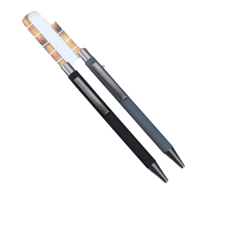 Hot Metal Promotional Click Rubber Ballpoint Pen Fast Production Wholesale Ball Point Pens