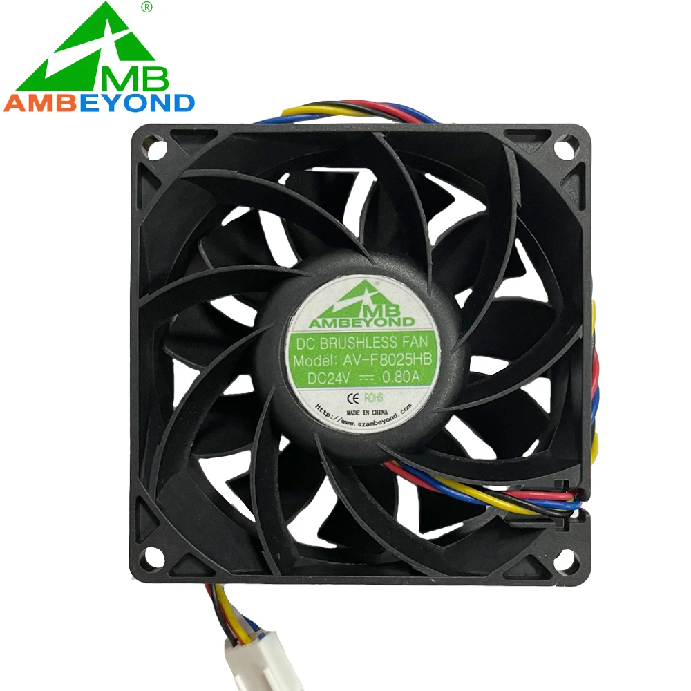 8025 вентилятор кондиционера по индивидуальному заказу OEM ODM 80*80*25 мм втулка/двухшарикоподшипник вентилятора и двигателя