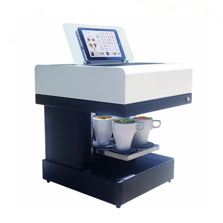 Съедобные 3D изображения чернила пена Молоко Кофе струйный принтер еда печатная машина для тортов макарон