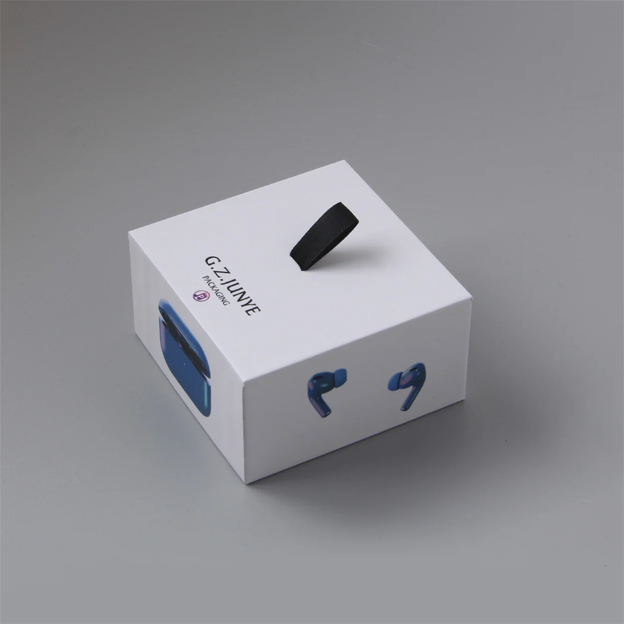 Factory Price OEM Logo Custom Wireless Headphones Packaging Bluetooth Earphone Box Lid And Base Box For Music  Paper package box