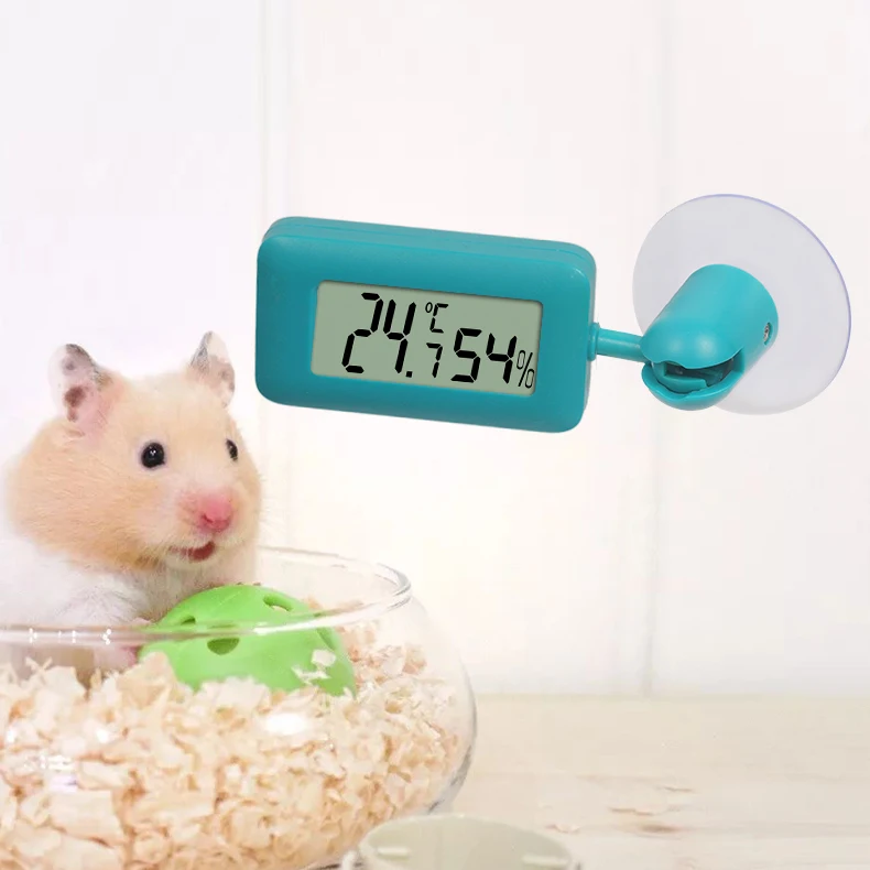 Rotatable Digital Hygrometer Thermometer Indoor Greenhouse Smart Home Temperature & Humidity Meter with Suction Cup