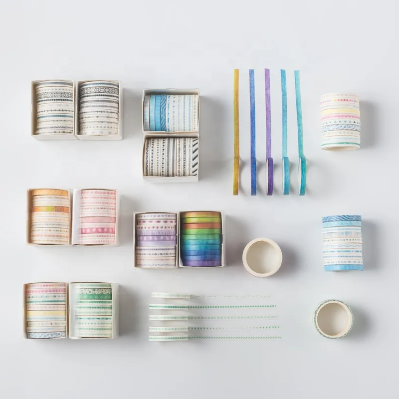 Custom Printed Cute kawaii Washi Masking Paper Tape, Japanese Washi Tape Decoration Wholesale