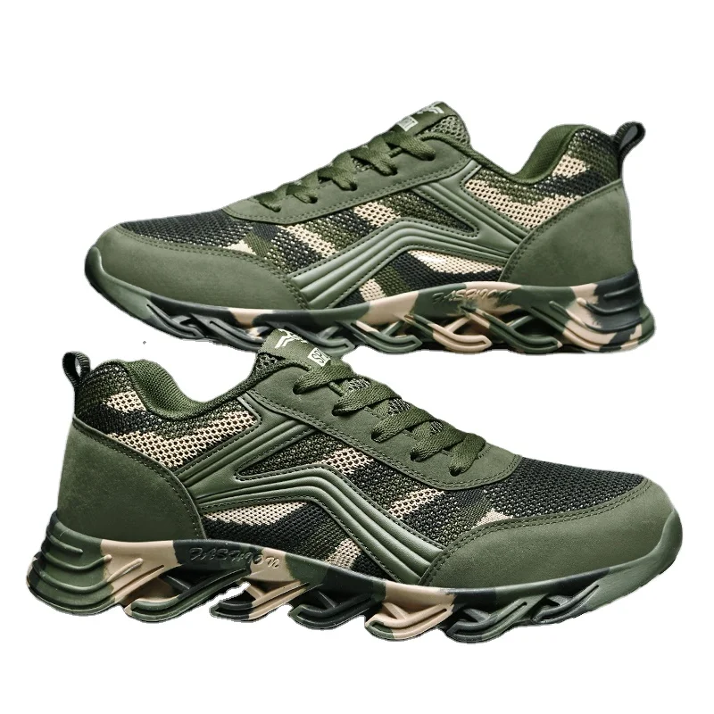 White Camouflage Sneakers Multi Coloured Sneaker Shoe Produce Air Babies Brand Strick Casual Green Funky Men