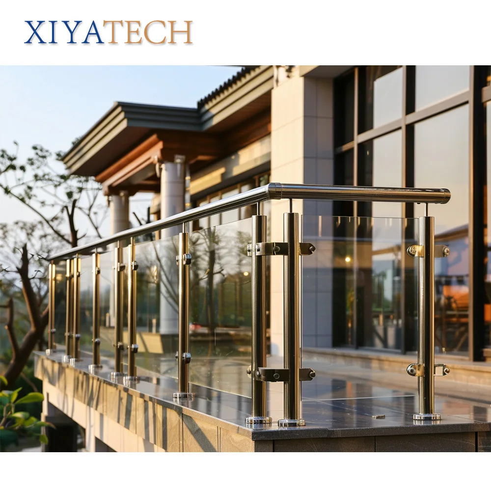 XIYATECH Ensuring safety and style with aluminum railing and frameless glass handrail