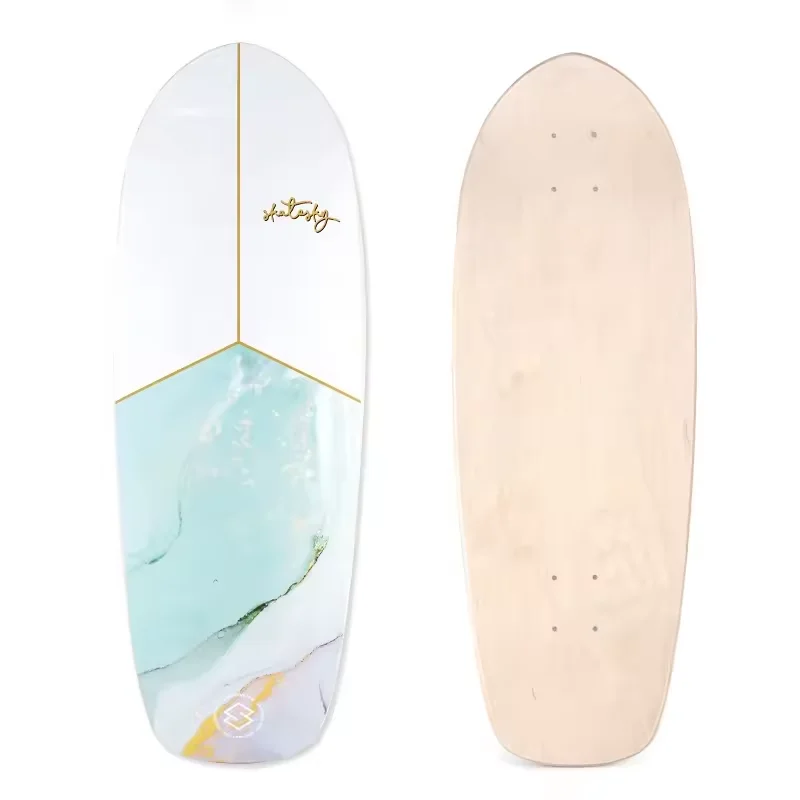 Manufacturer OEM Hard Rock Canadian Maple Custom cruiser Skate Board Surf skateboard Deck