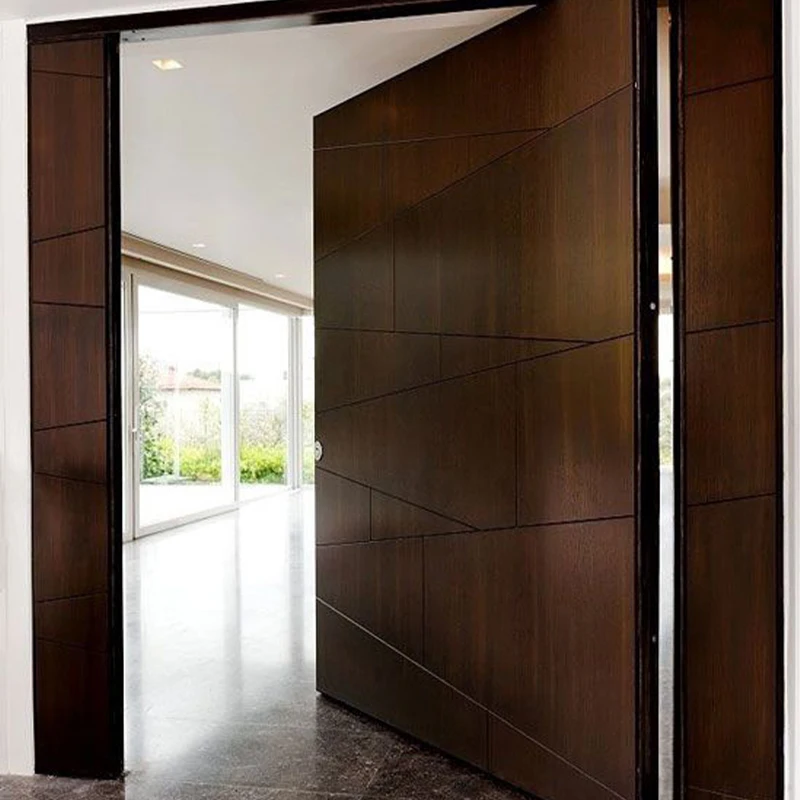 China top manufacturer house villa exterior door usa entrance security pivot gate door