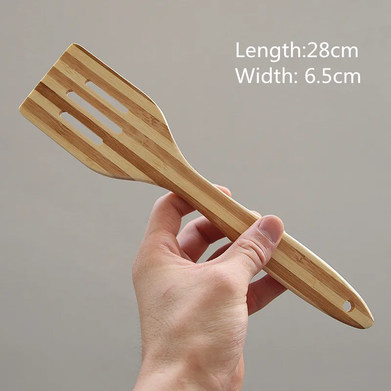 
High end press plate bamboo spoon and high quality spoon set and bamboo tableware set 
