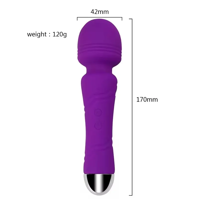 100% waterproof masturbation Female Orgasm AV Vibrator Adult AV vibrator massage vibrator