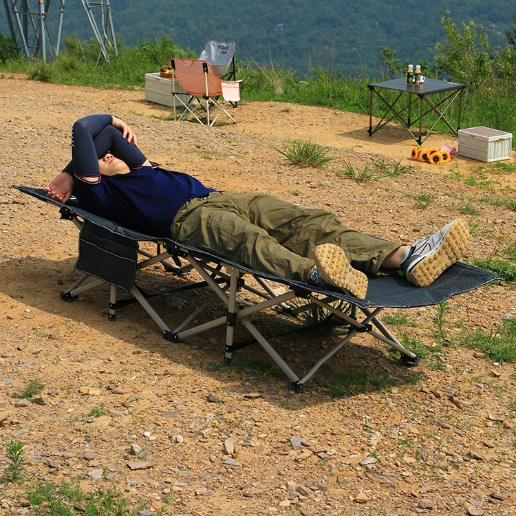 YOUQI 900D Oxford cloth Foldable Lightweight Camping Bed Portable Folding Cot