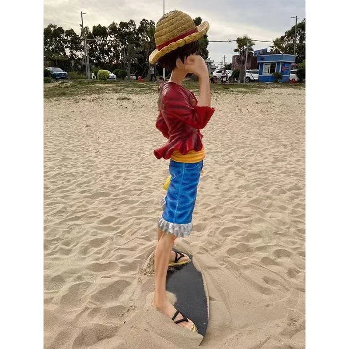 Anime Figure One Piece Luffy Land Monkey D Action Figure resin sculpture crafts standing decoration Toy Model collection Statue